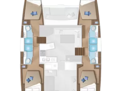 Katamaran mieten in Lefkáda - Lagoon Lagoon 450 F