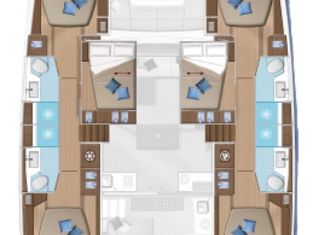 YachtCharter in Lavrion - Lagoon Lagoon 50 auf SamBoat