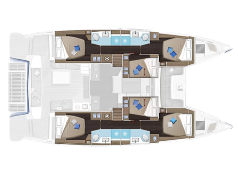 Katamaran mieten in Lefkáda - Lagoon Lagoon 51