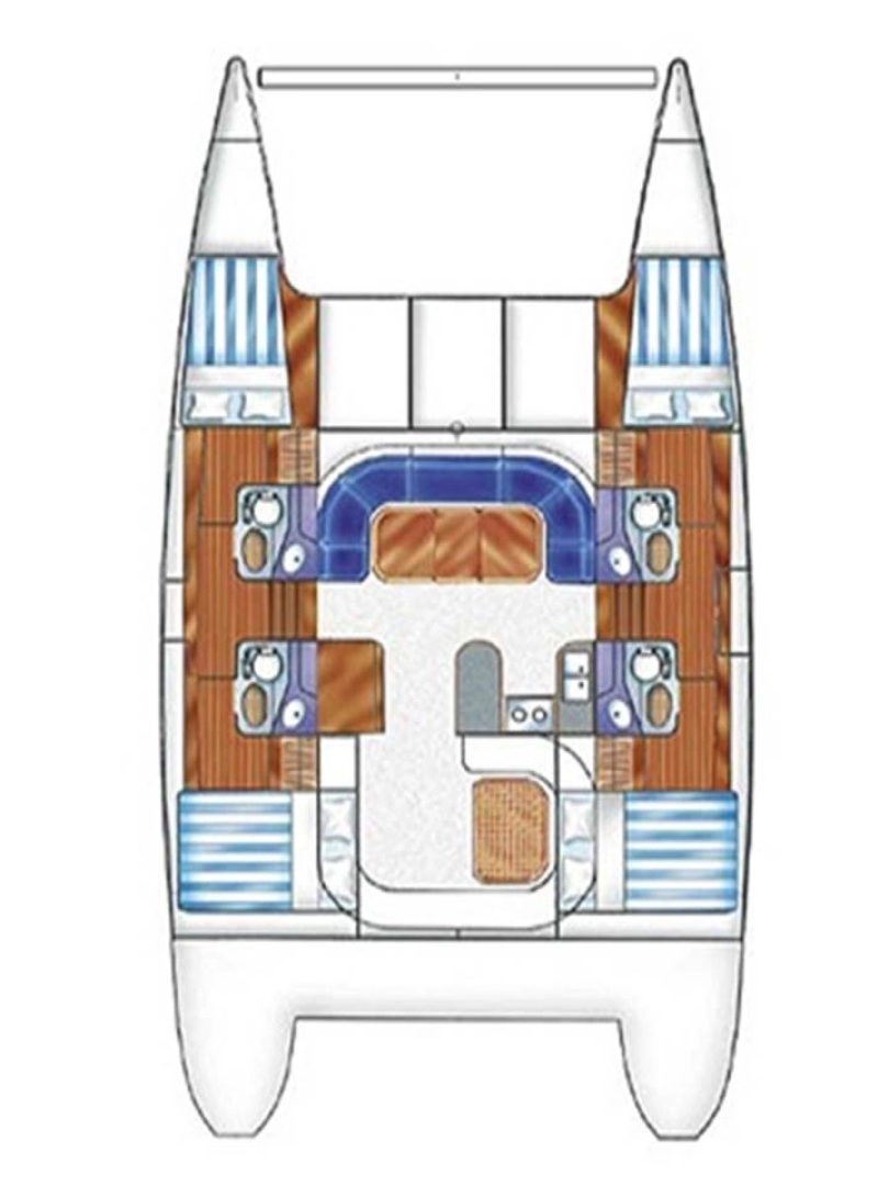Bootsverleih Nautitech Nautitech 44 Corazón de Jesús Island Samboat