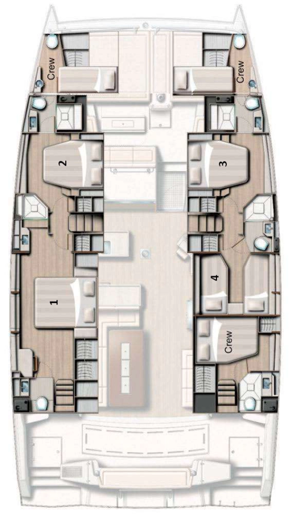 Katamaran mieten in Capo d'Orlando - Bali Bali 5.4