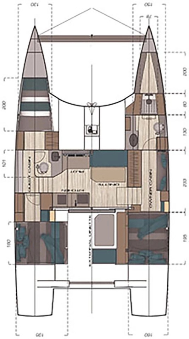 C-CATAMARANS C Cat 37 mieten Portisco