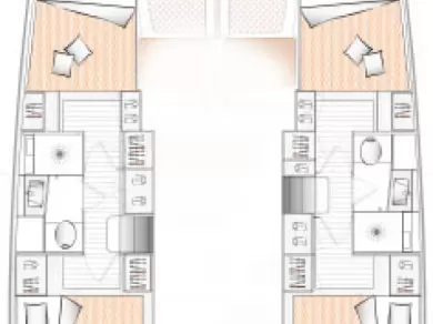 Vermietung Katamaran Excess mit Führerschein