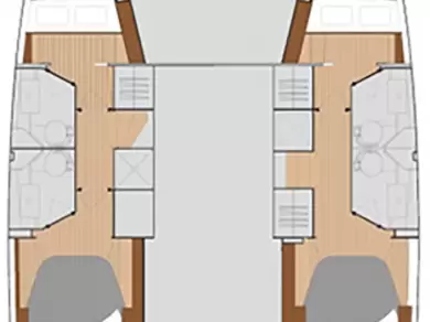 Vermietung Katamaran Fountaine Pajot mit Führerschein