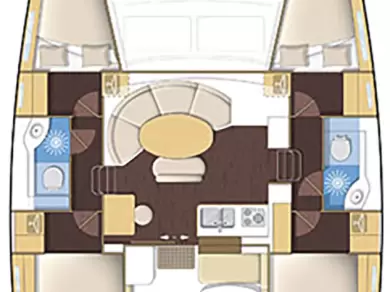 Katamaran mieten in Paros (Insel) - Lagoon Lagoon 380