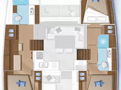 YachtCharter in Álimos - Lagoon Lagoon 40 auf SamBoat