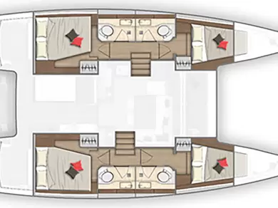 Boot mieten Álimos günstig Lagoon 40
