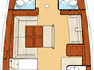 Boot mieten Pálairos günstig Oceanis 54