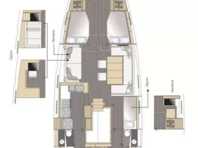 Vermietung Segelboot Jeanneau mit Führerschein
