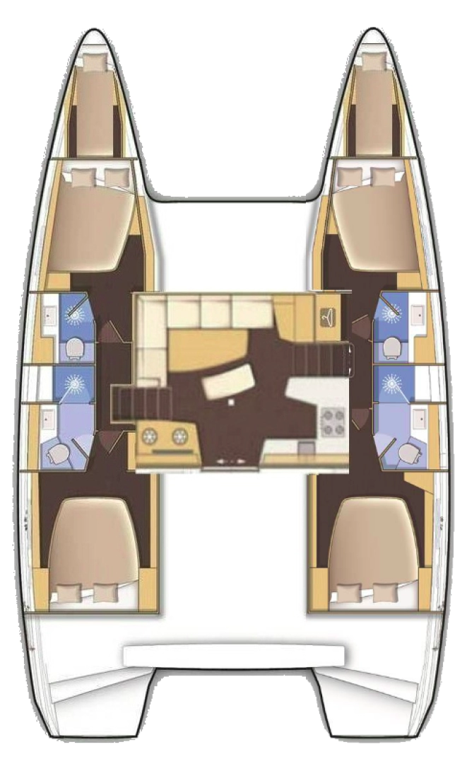 Vermietung Katamaran Lagoon mit Führerschein