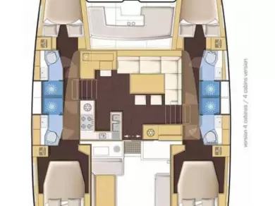 YachtCharter in Skiathos - Lagoon Lagoon 46 auf SamBoat