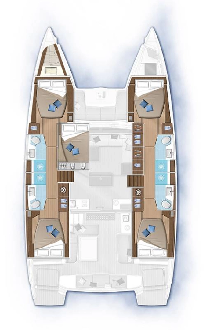 Ein Lagoon Lagoon 50 mieten in Lefkáda