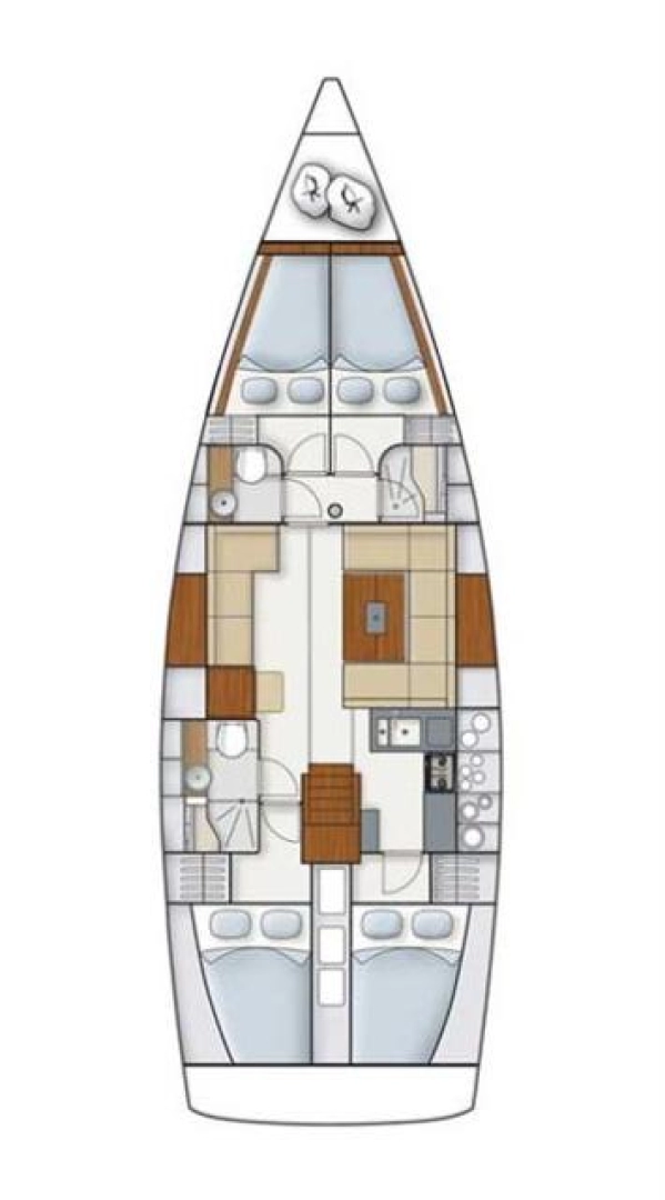 Segelboot mit oder ohne Skipper Hanse mieten in Fethiye