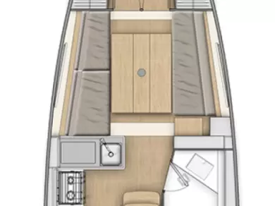 Vermietung Segelboot Bénéteau mit Führerschein