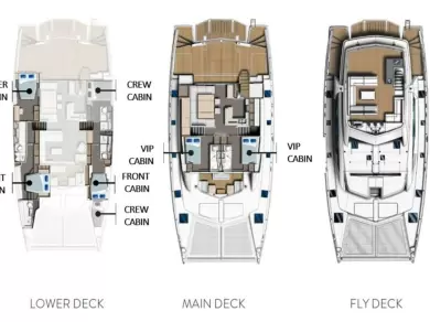 Katamaran mit oder ohne Skipper Leopard Catamarans / Robertson & Caine mieten in Eden Island