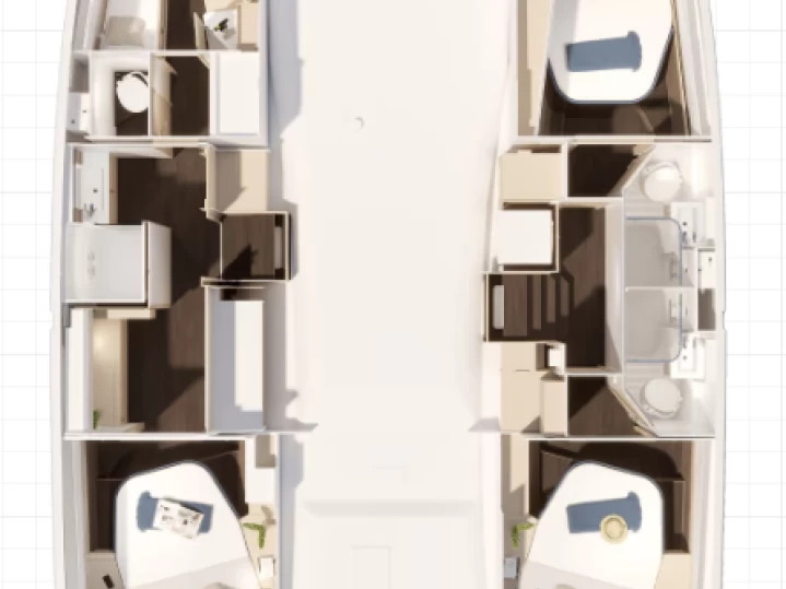 Katamaran mieten in Frenchtown - Fountaine Pajot Fountaine Pajot FP 44 Maestro - 3 cab.