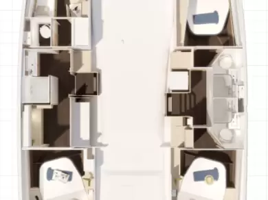 Katamaran mieten in Frenchtown - Fountaine Pajot Fountaine Pajot FP 44 Maestro - 3 cab.