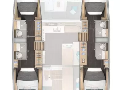 Bootsverleih Lagoon Lagoon 43 Ao Po Samboat