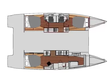 Fountaine Pajot Astrea 42 mieten Marseille