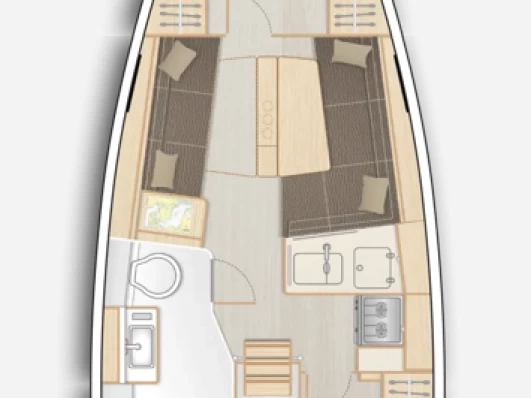 Boot mieten Marseille günstig Hanse 348