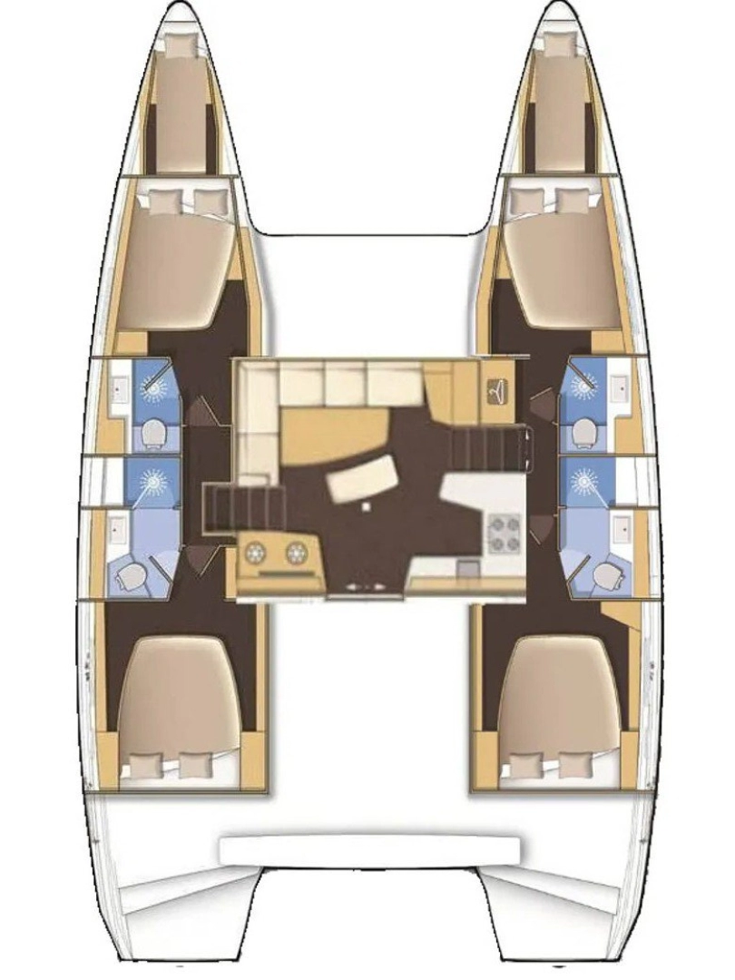 Lagoon Lagoon 42 mieten Mahé