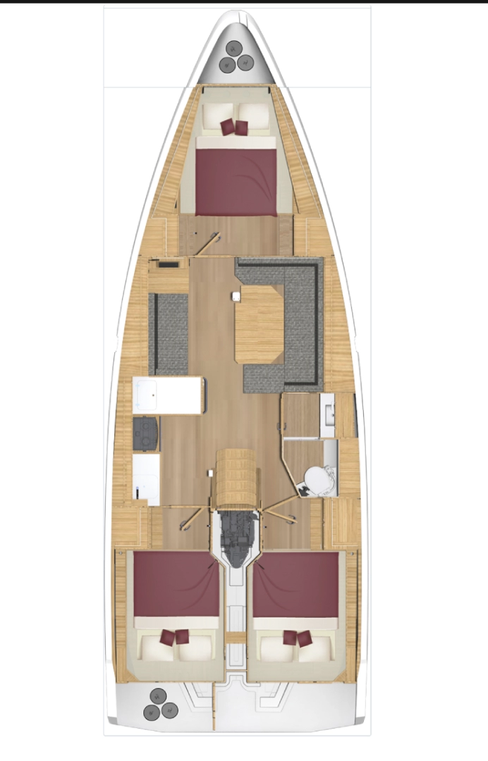 Vermietung Segelboot Bavaria mit Führerschein