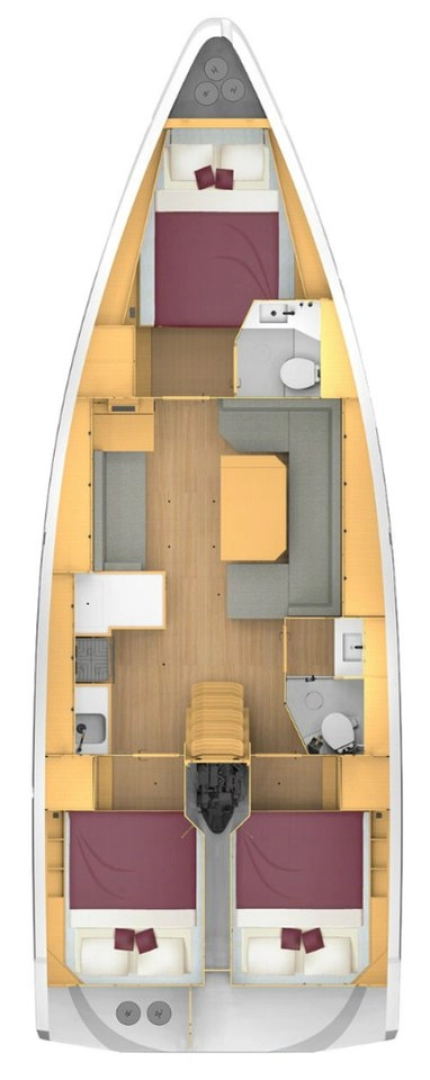 Boot mieten Pirovac günstig Bavaria C42