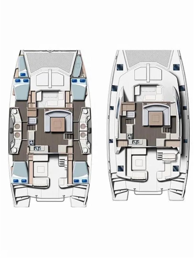 Bootsverleih Leopard Catamarans / Robertson & Caine Leopard 48 - 4 + 2 cab. Sansibar-Stadt Samboat