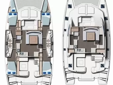 Bootsverleih Leopard Catamarans / Robertson & Caine Leopard 48 - 4 + 2 cab. Sansibar-Stadt Samboat
