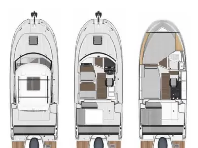 Motorboot mit oder ohne Skipper Jeanneau mieten in Trogir