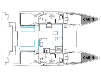Ein Nautitech Nautitech 46 Fly mieten in Road Town