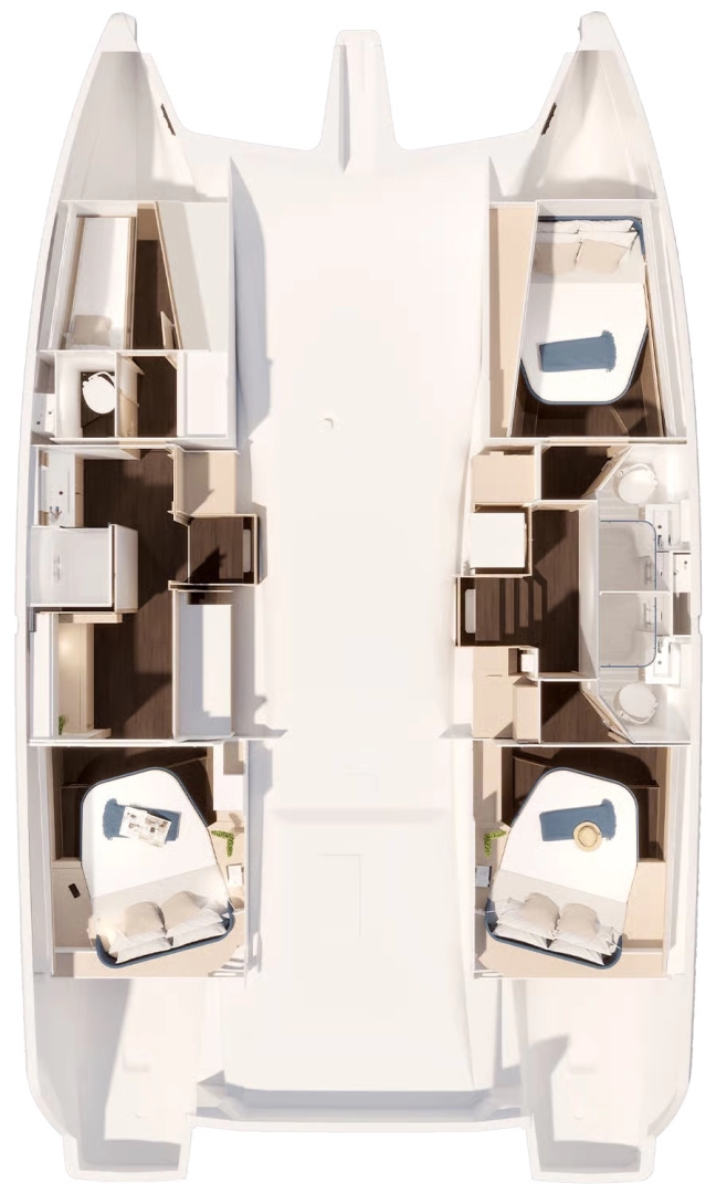 Vermietung Katamaran Fountaine Pajot mit Führerschein