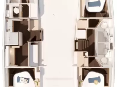 Vermietung Katamaran Fountaine Pajot mit Führerschein