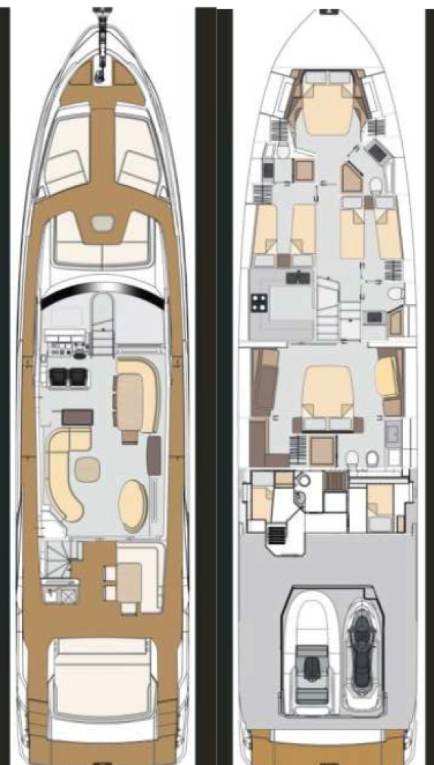 Ein Azimut Azimut S8 mieten in Kaštela