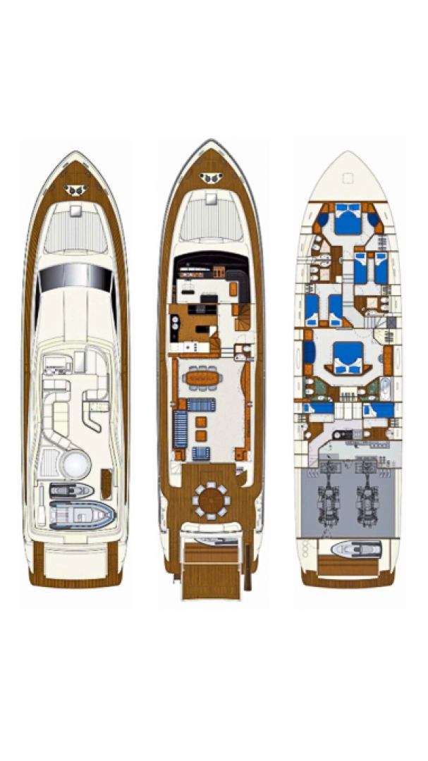Vermietung Yacht Ferretti mit Führerschein