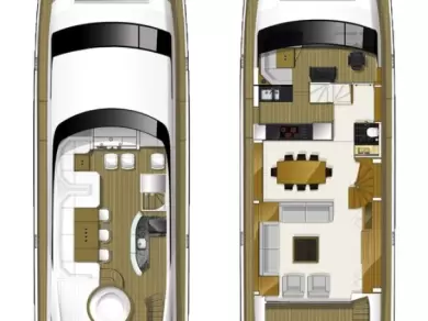 Yacht mieten in Trogir - Princess Princess Y85