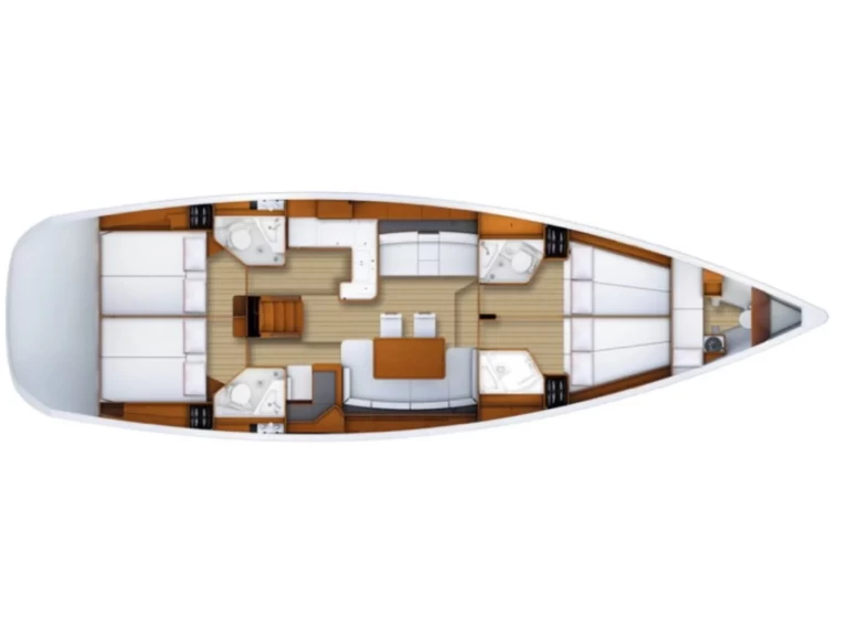 Vermietung Segelboot Jeanneau mit Führerschein