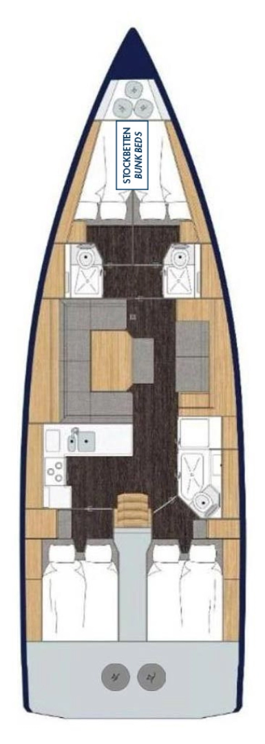 Vermietung Segelboot Bavaria mit Führerschein