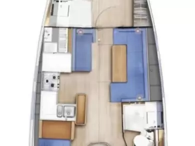 YachtCharter in Biograd na Moru - Jeanneau Sun Odyssey 410 auf SamBoat