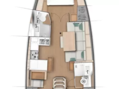 YachtCharter in Biograd na Moru - Jeanneau Sun Odyssey 440 auf SamBoat