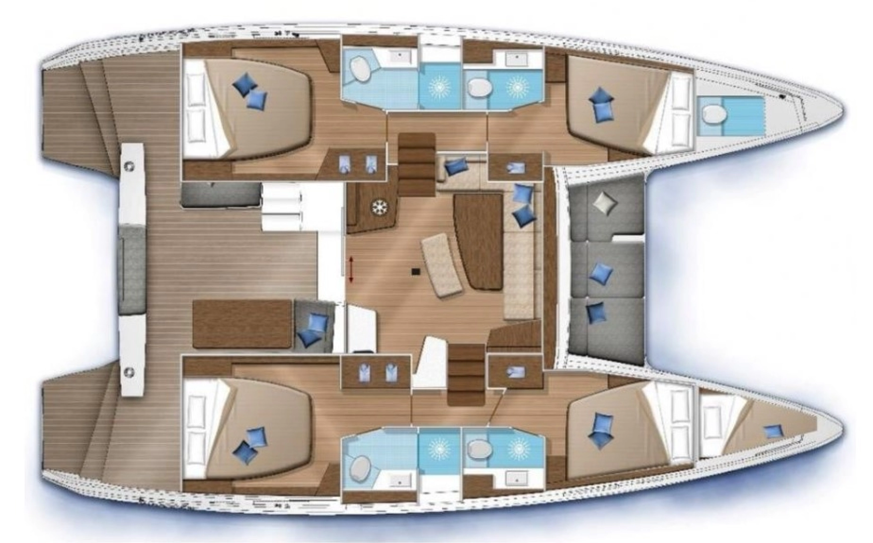 Boot mieten Lefkáda günstig Lagoon 42
