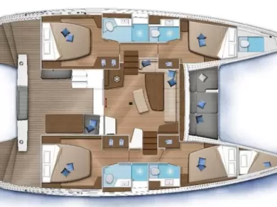 Boot mieten Lefkáda günstig Lagoon 42