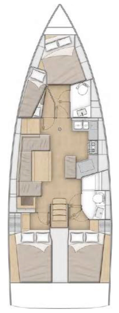 Ein Bénéteau Oceanis 40.1 mieten in Capo d'Orlando