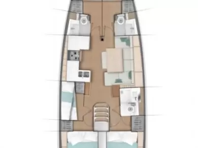 YachtCharter in Kaštela - Jeanneau Sun Odyssey 490 auf SamBoat
