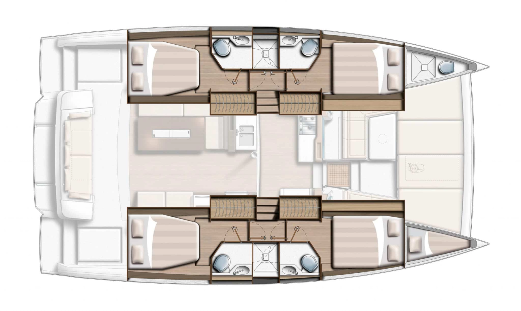 Vermietung Katamaran Bali mit Führerschein