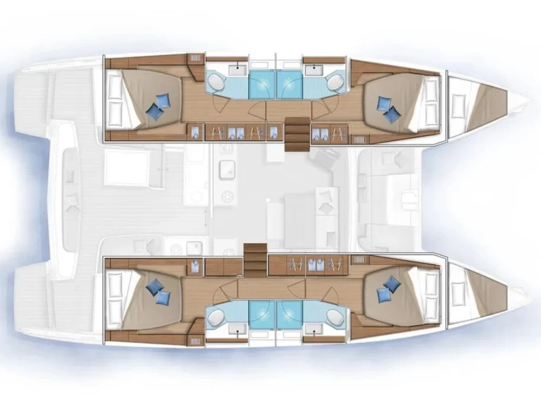 Katamaran mit oder ohne Skipper Lagoon mieten in Álimos