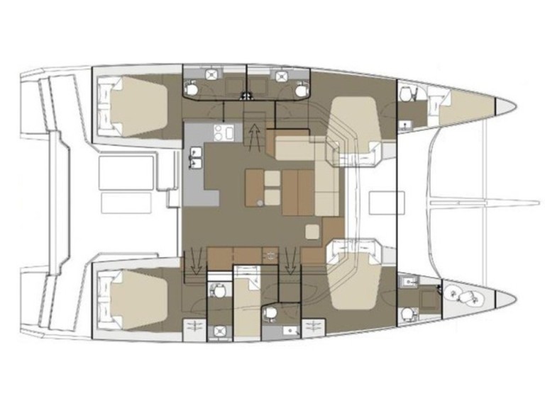 Boot mieten Sant Antoni de Portmany günstig Dufour Catamarans 48 Sail