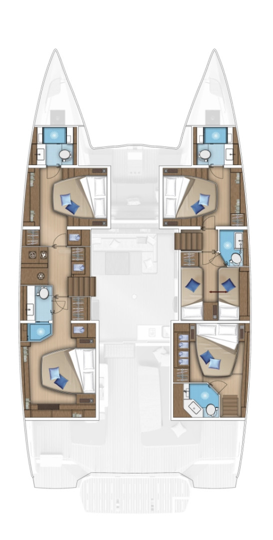 YachtCharter in Álimos - Lagoon Lagoon 55 auf SamBoat