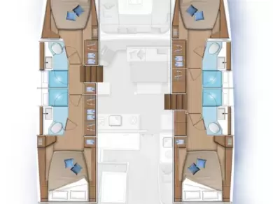 YachtCharter in Šibenik - Lagoon Lagoon 46 auf SamBoat