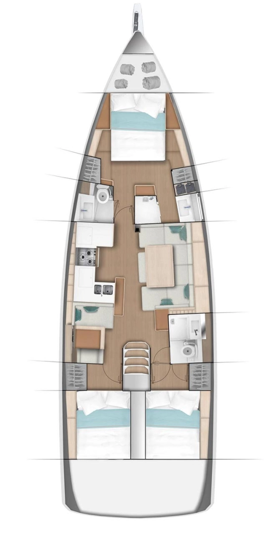 Jeanneau Sun Odyssey 490 mieten Göcek